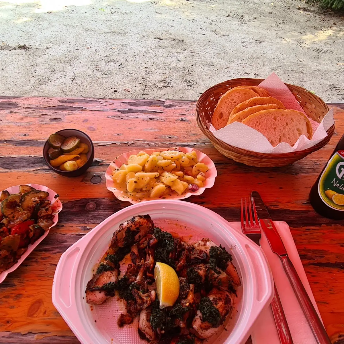 Calamari Gegrillt Grillgemüse