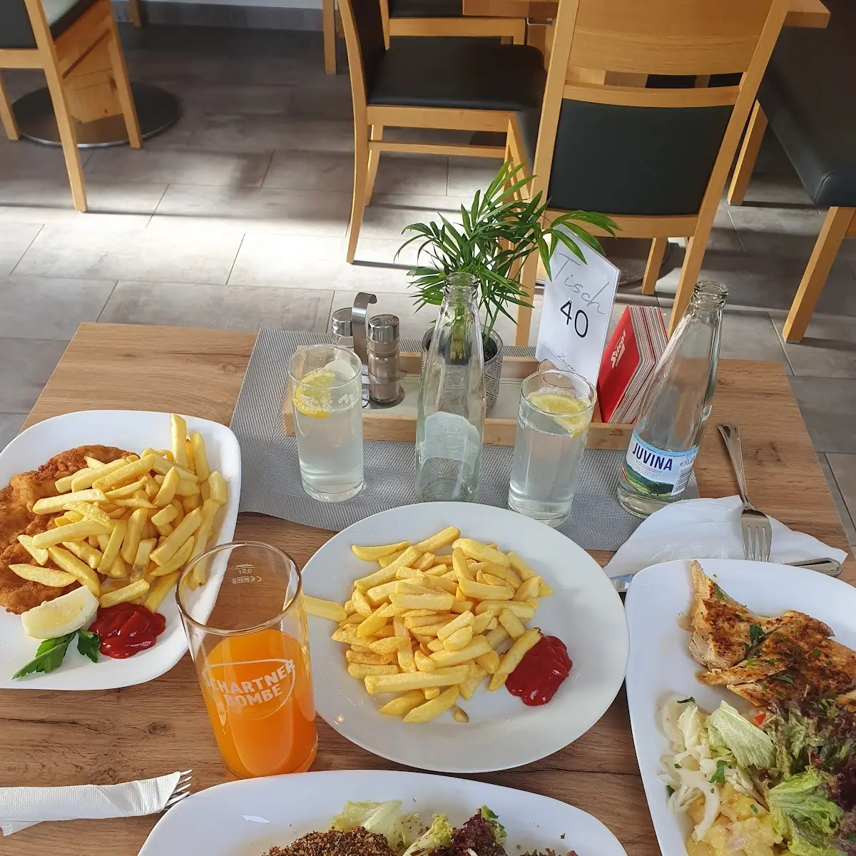 Schnitzel Paniert Mit Pommes