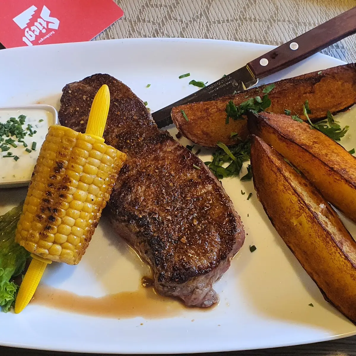 Steak Mit Kartoffeln