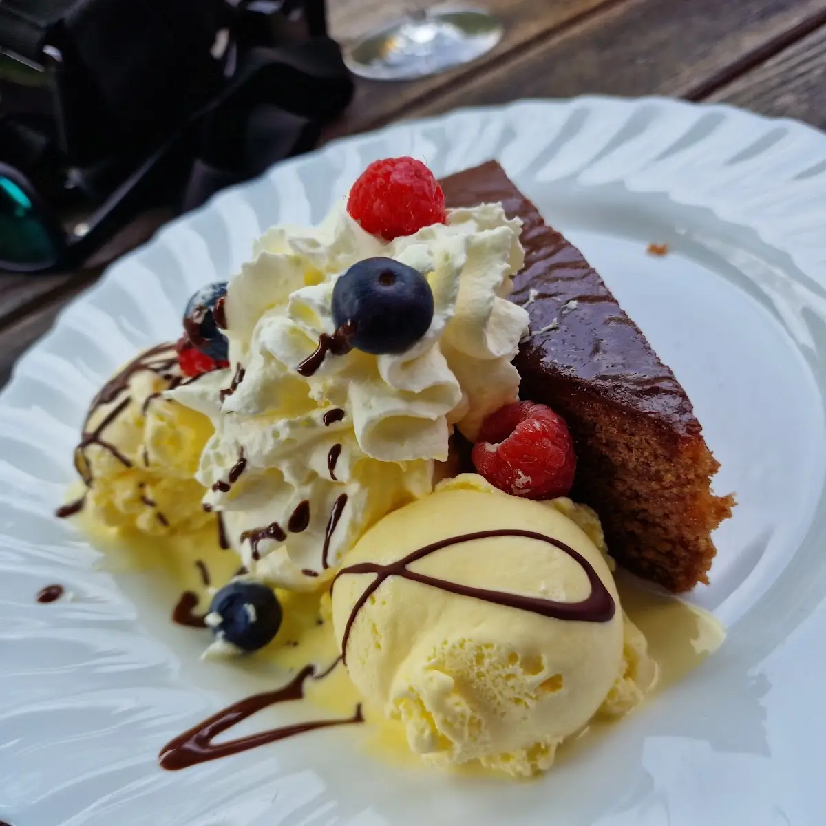 Schokokuchen Mit Vanilleeis