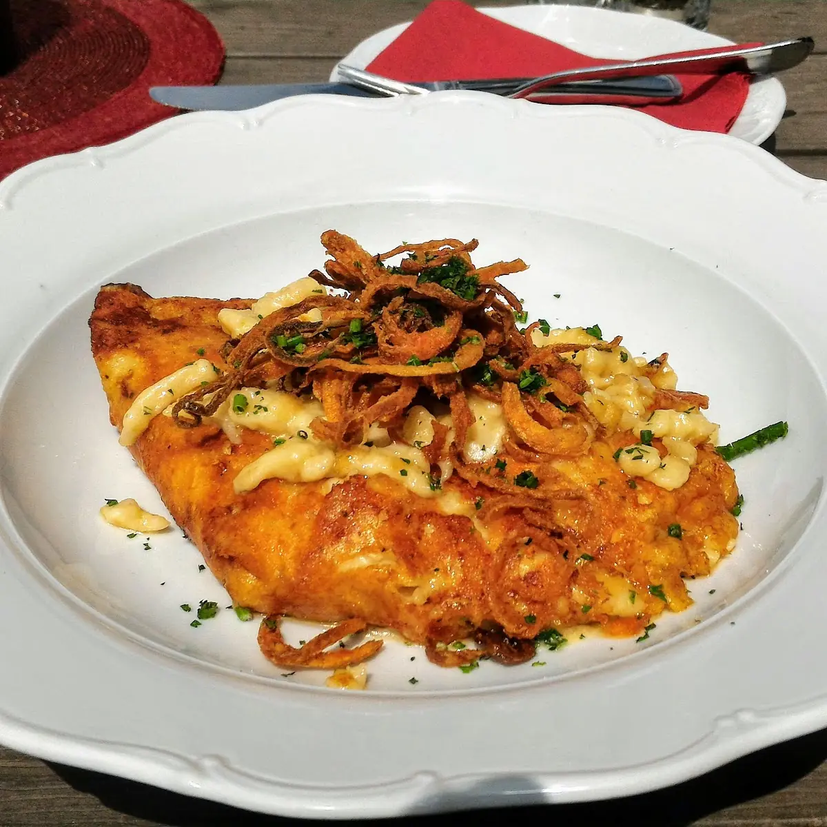 Käsespätzle Mit Zwiebeln