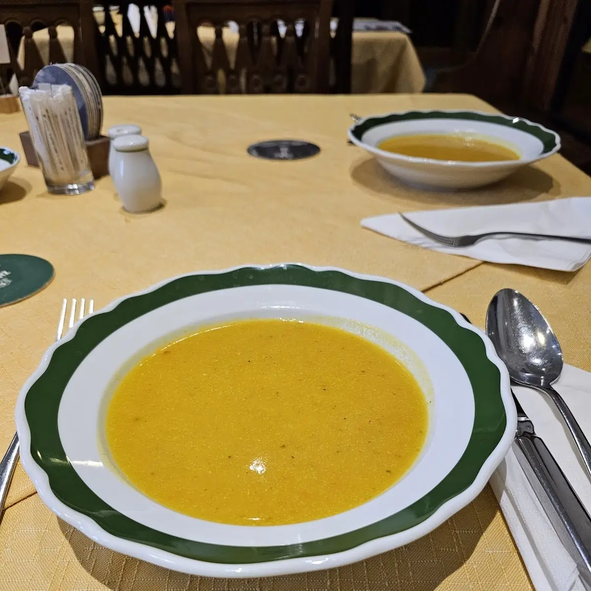 Ingwer-kürbissuppe