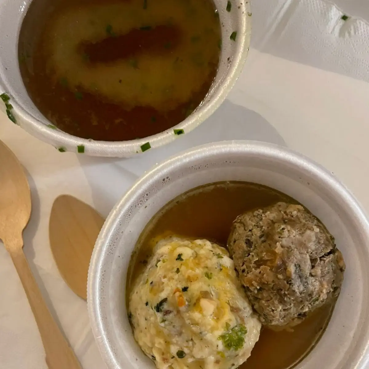 Liver- & Bacon- & Cheese Dumplings