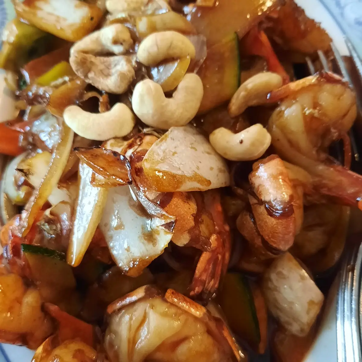 Gon Bao Garnelen Mit Cashewnüssen
