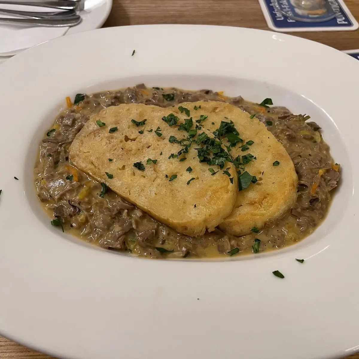 Beuschel Mit Semmelknödel
