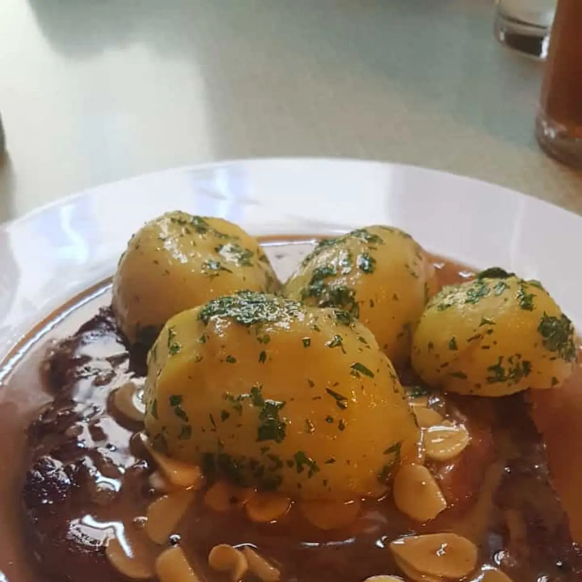 Steinpilz-rostbraten Mit Kartoffeln