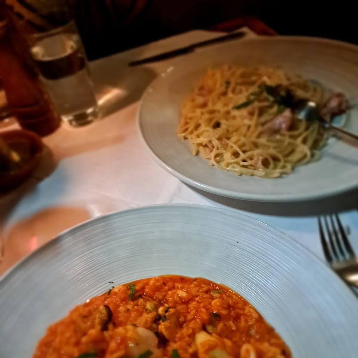 Risotto Und Spaghetti