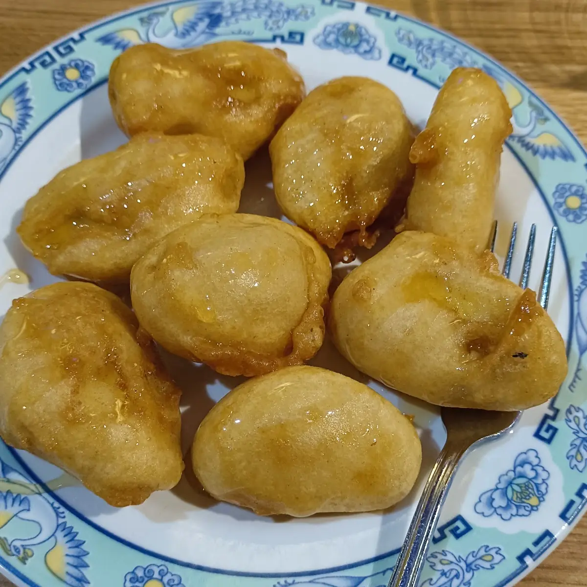 Gebackene Bananen mit Honig