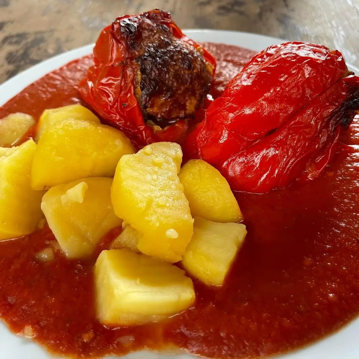 Gefüllte Paprika