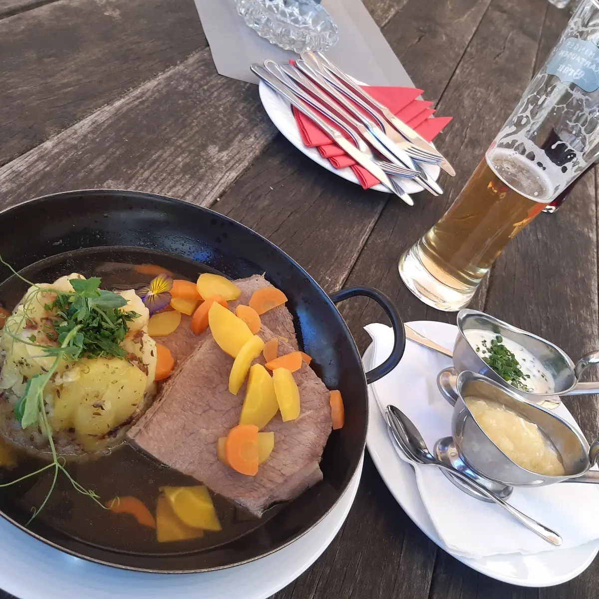 Gekochtes Rindfleisch