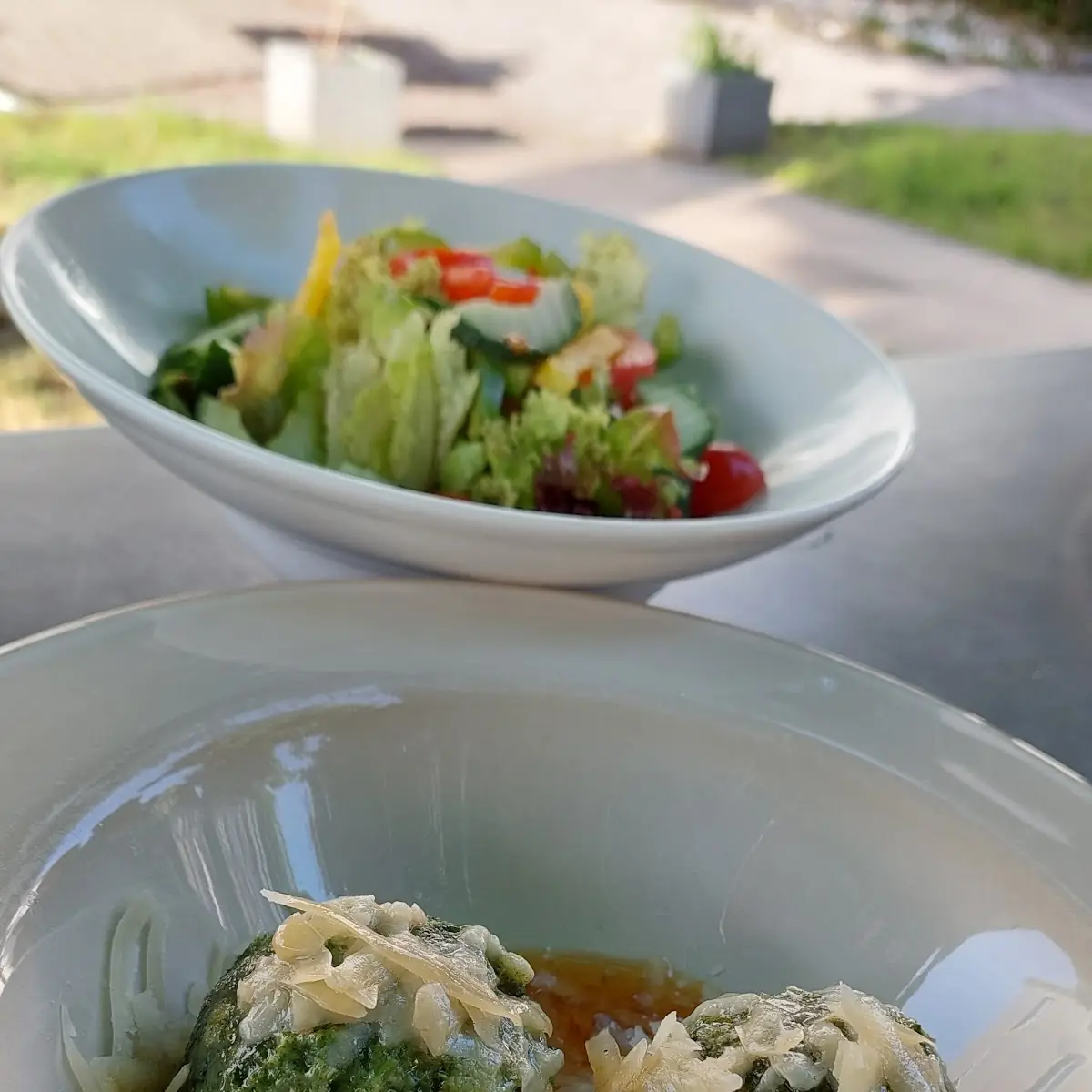 Herzhafte Hausgemachte Spinatknödel