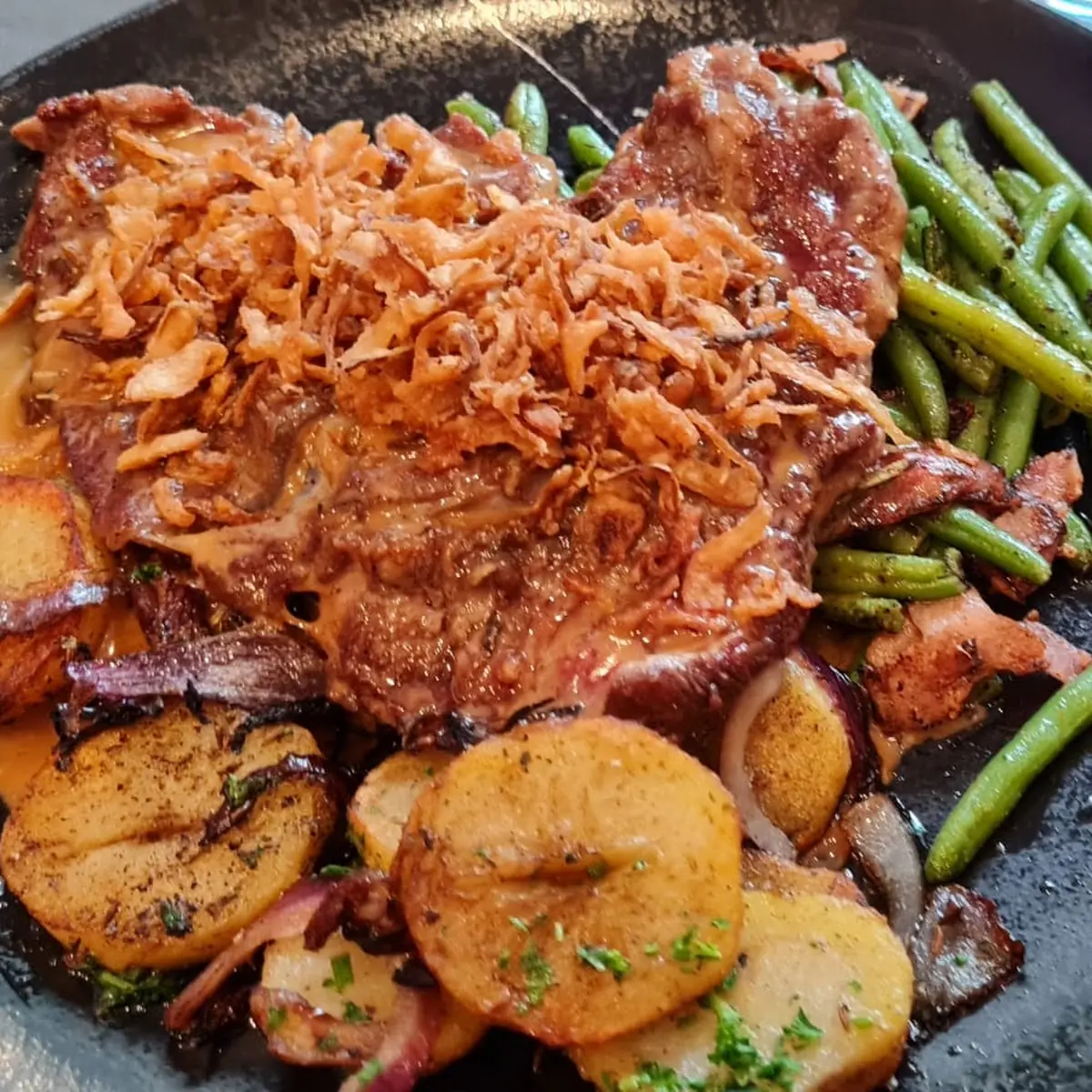 Zwiebelrostbraten