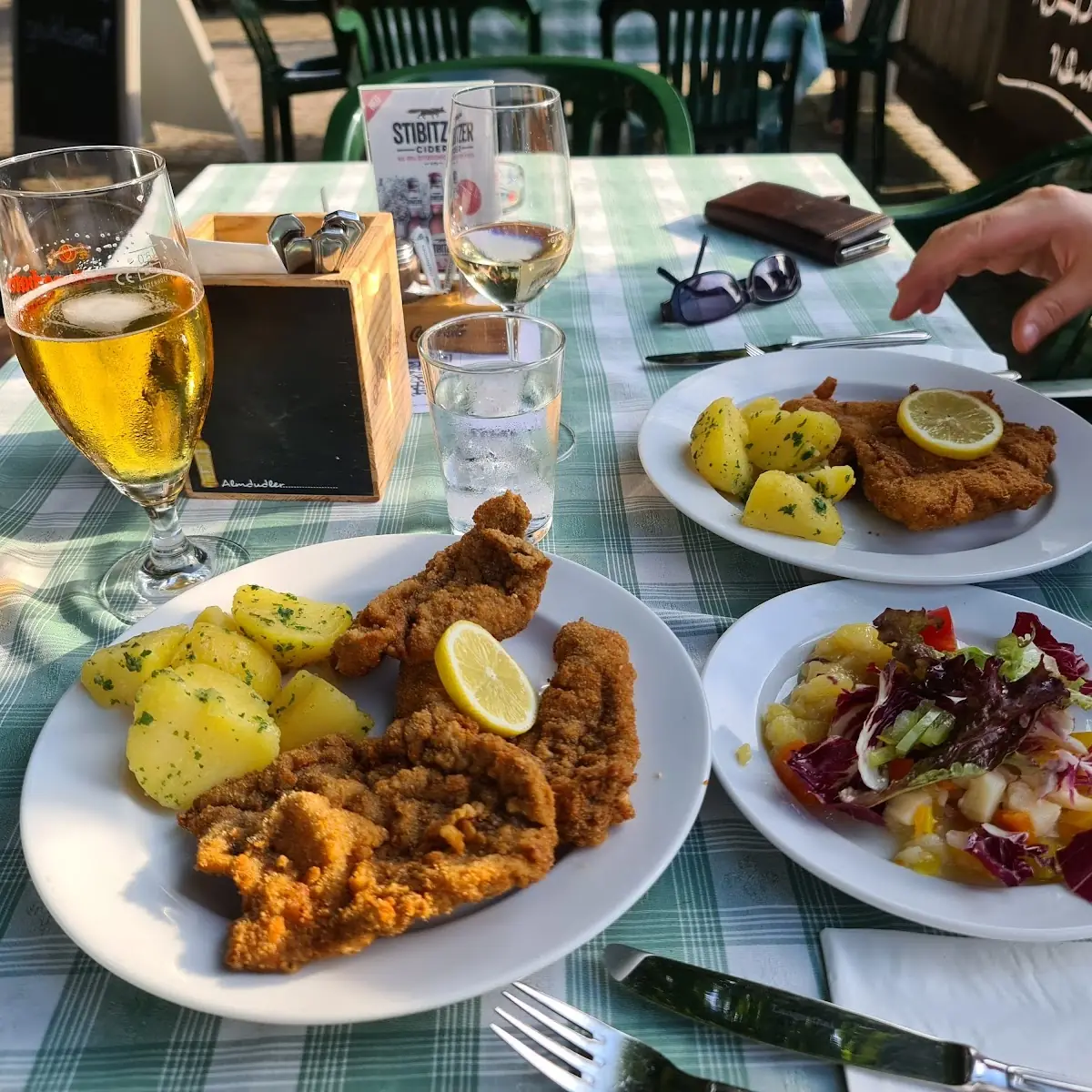 Geb Leber U Eierschwammerl Cordon Bleu