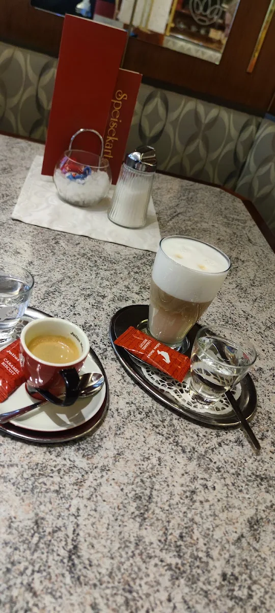 Espresso And Latte Macchiato