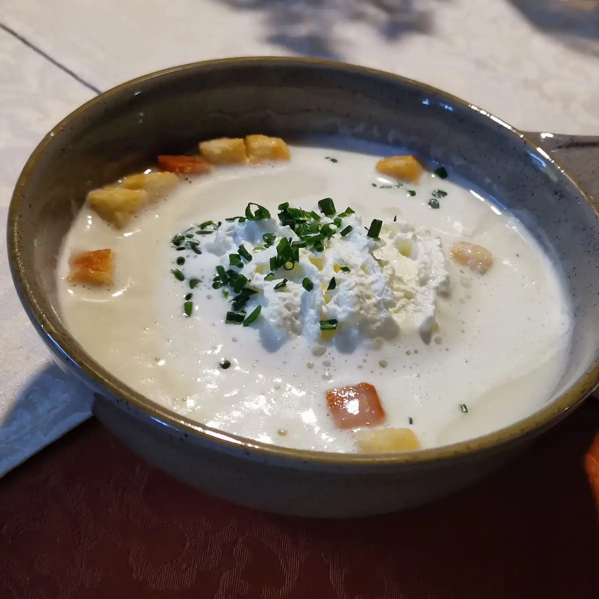 Knoblauchcremesuppe