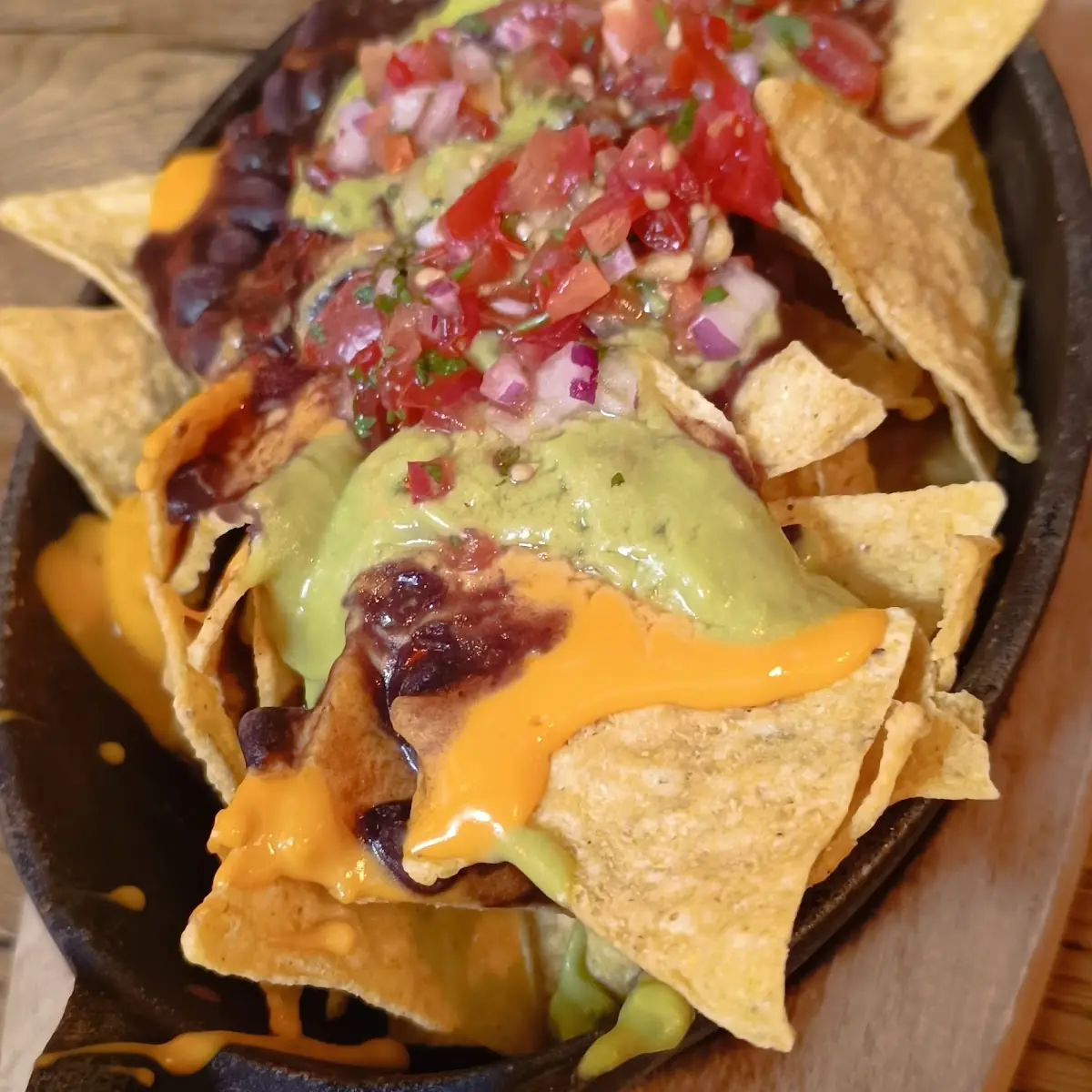 Baked Nachos Mit Pulled Pork