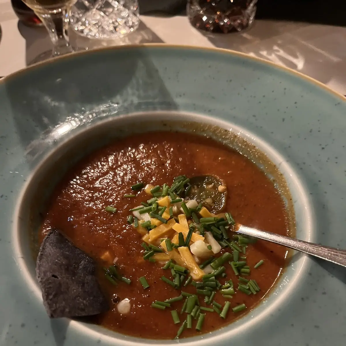 Würzige Tomatensuppe