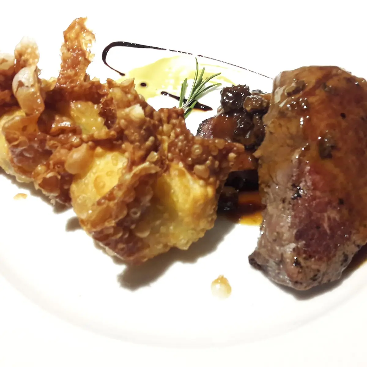 Hirschrueckensteak