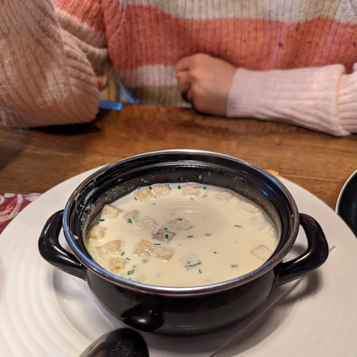 Knoblauchsuppe, Restaurant Lampadini