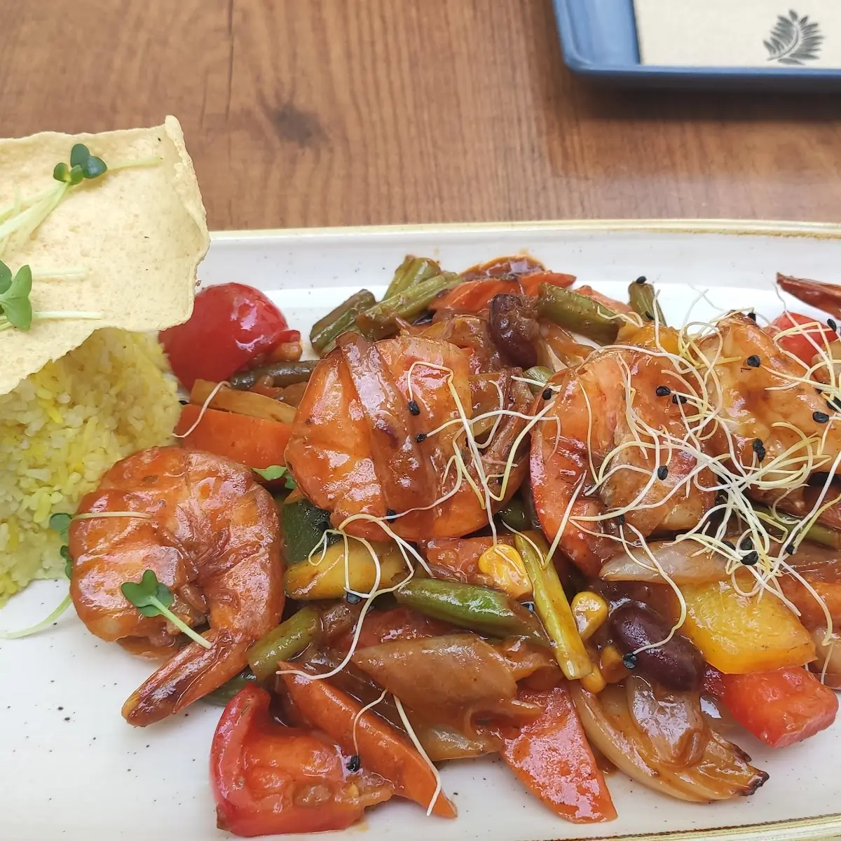 Sweet Chilli Mit Garnelen