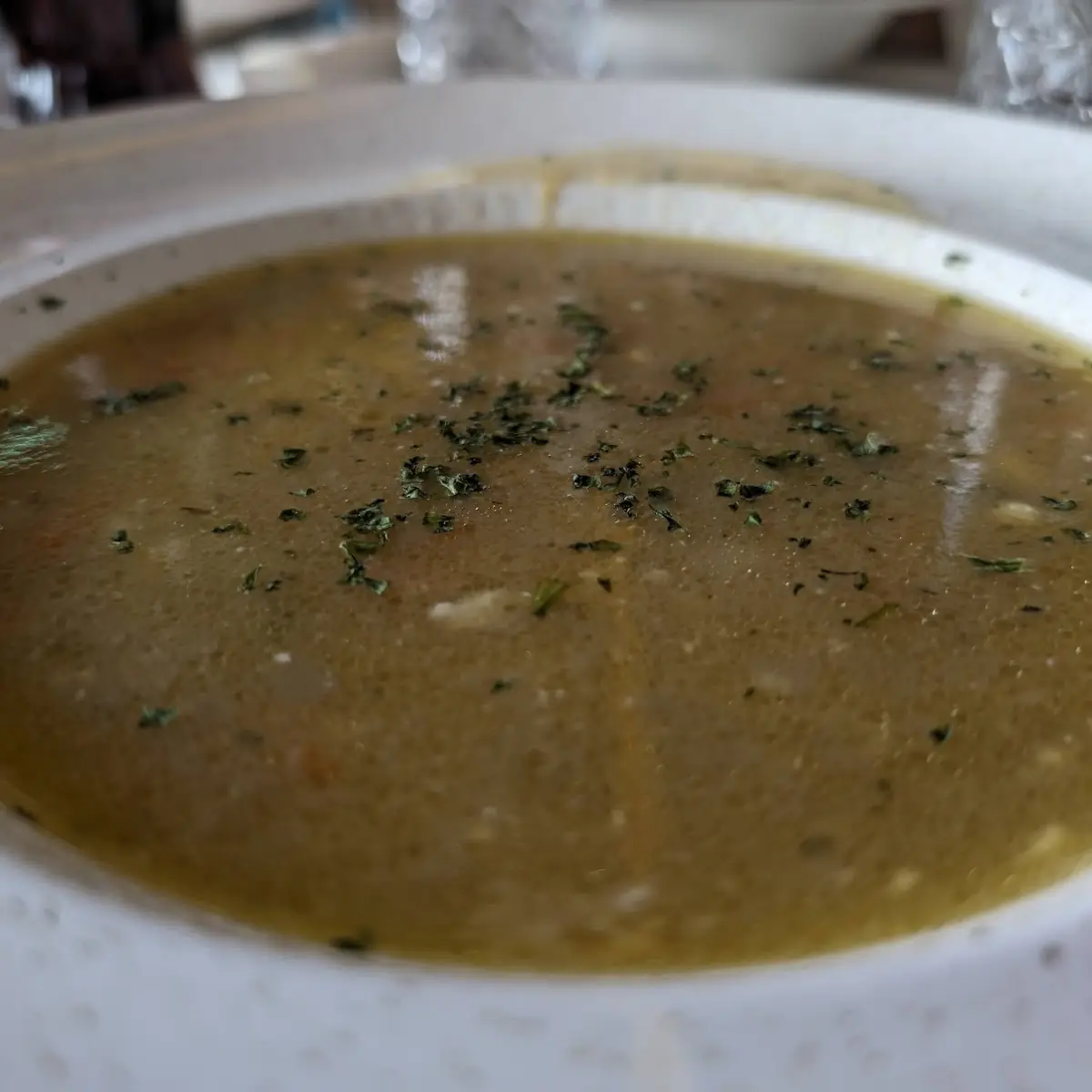 Kalbsrahmsuppe