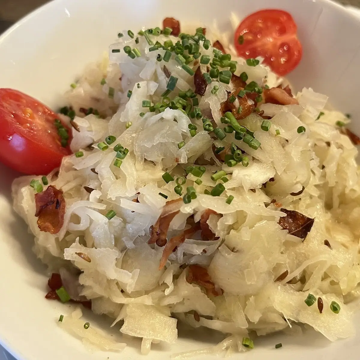 Warmer Krautsalat Mit Speck