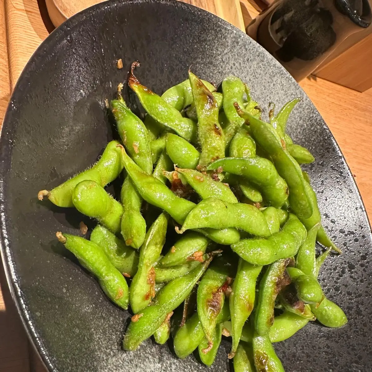 Grilled Edamame