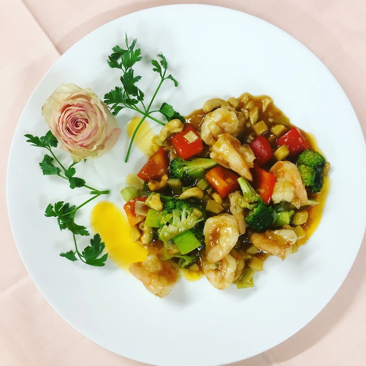 Gebratene Riesengarnelen In Yuxiang -sauce