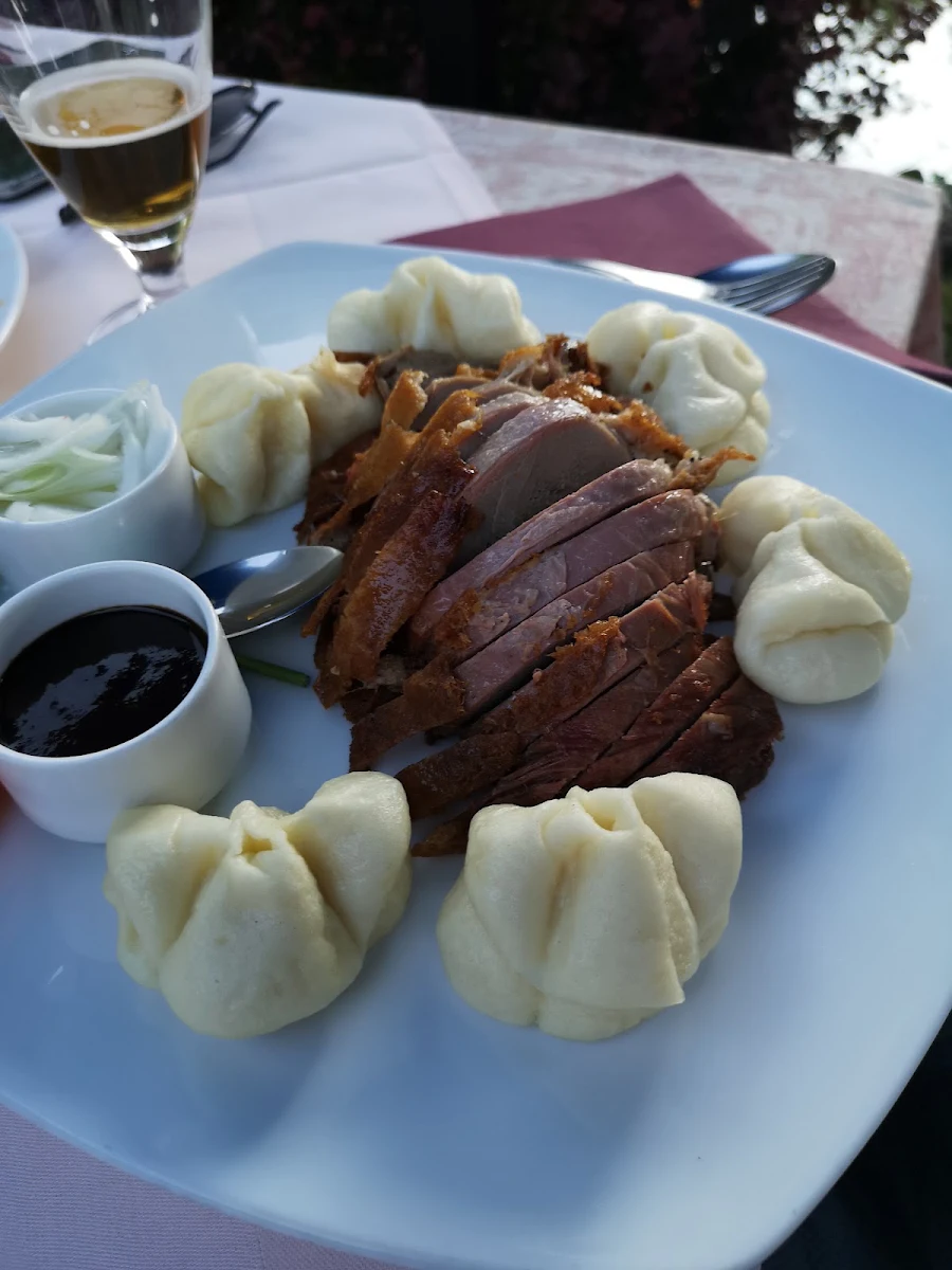 Gedämpften Chloesischen Brötchen Enten-sauce Und