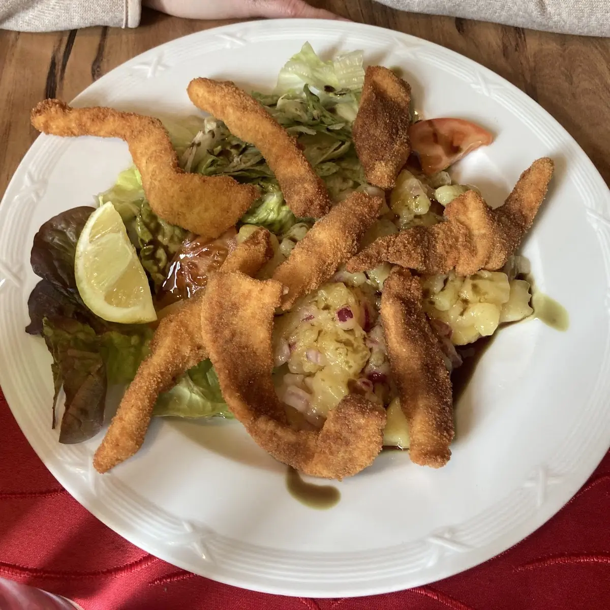 Backhendl Salat