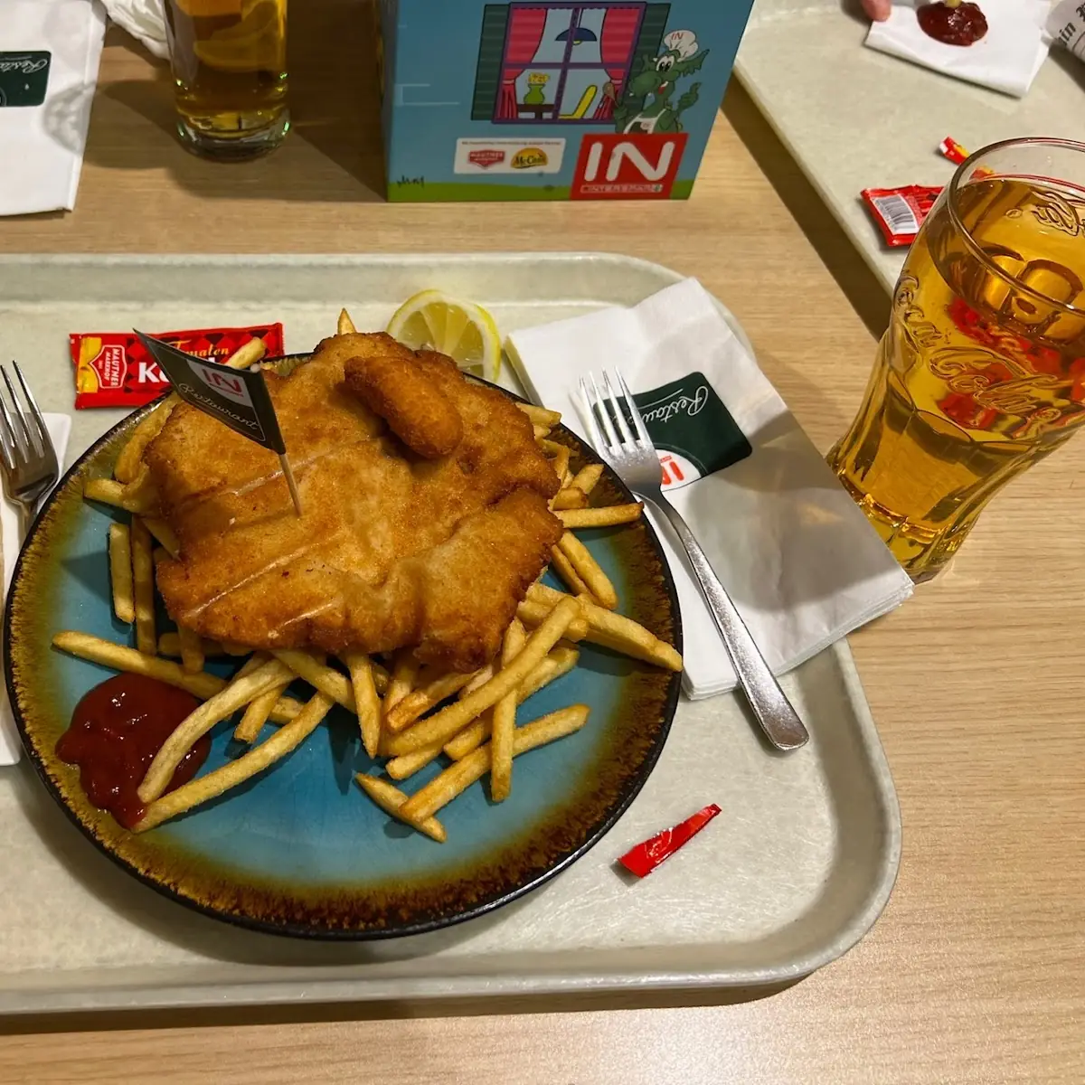 Putenschnitzel Mit Pommes