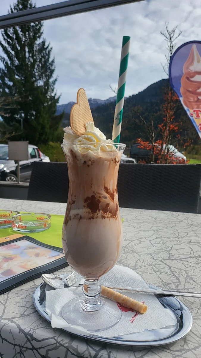 Eiskaffee Schokobecher