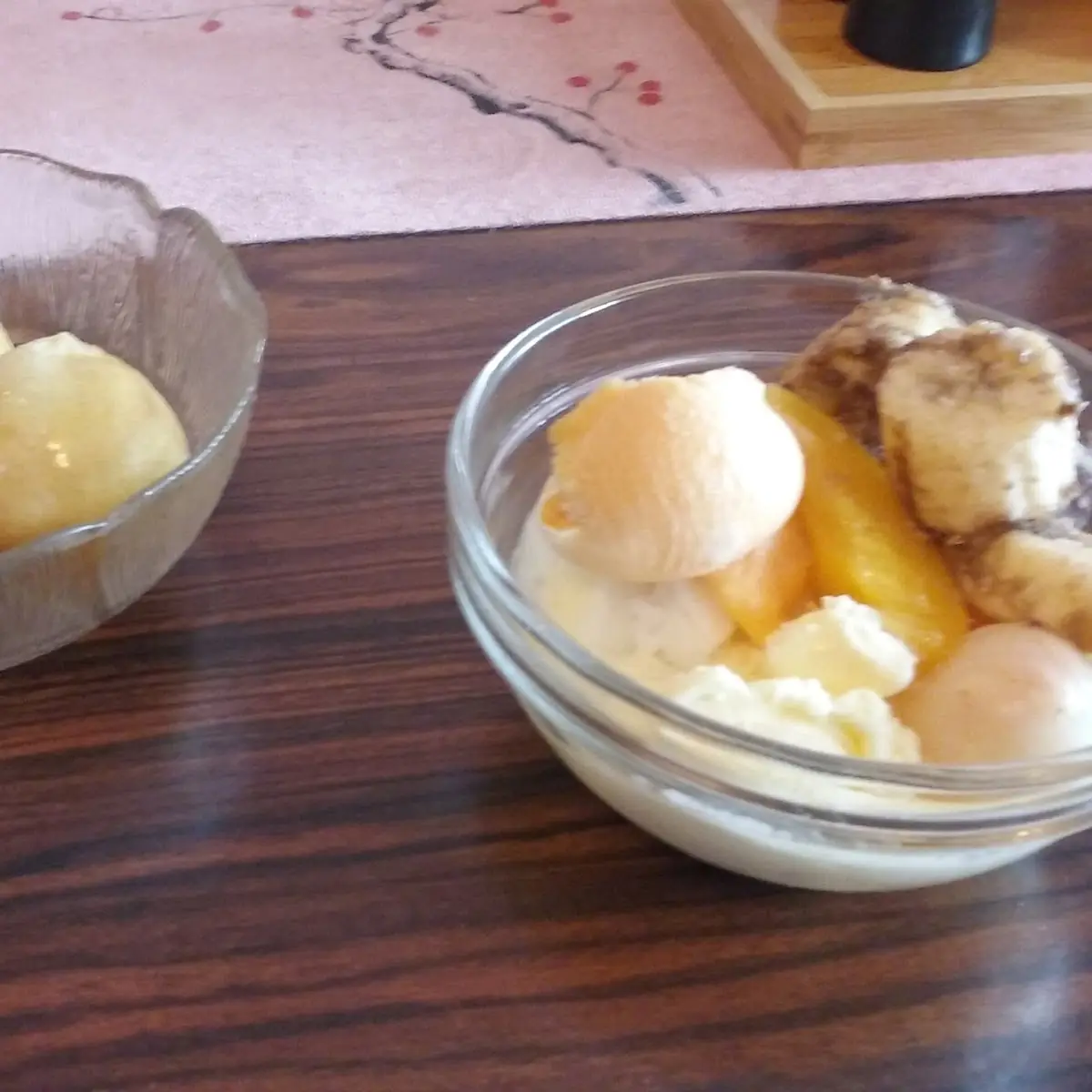 Überbackene Bananen Eis