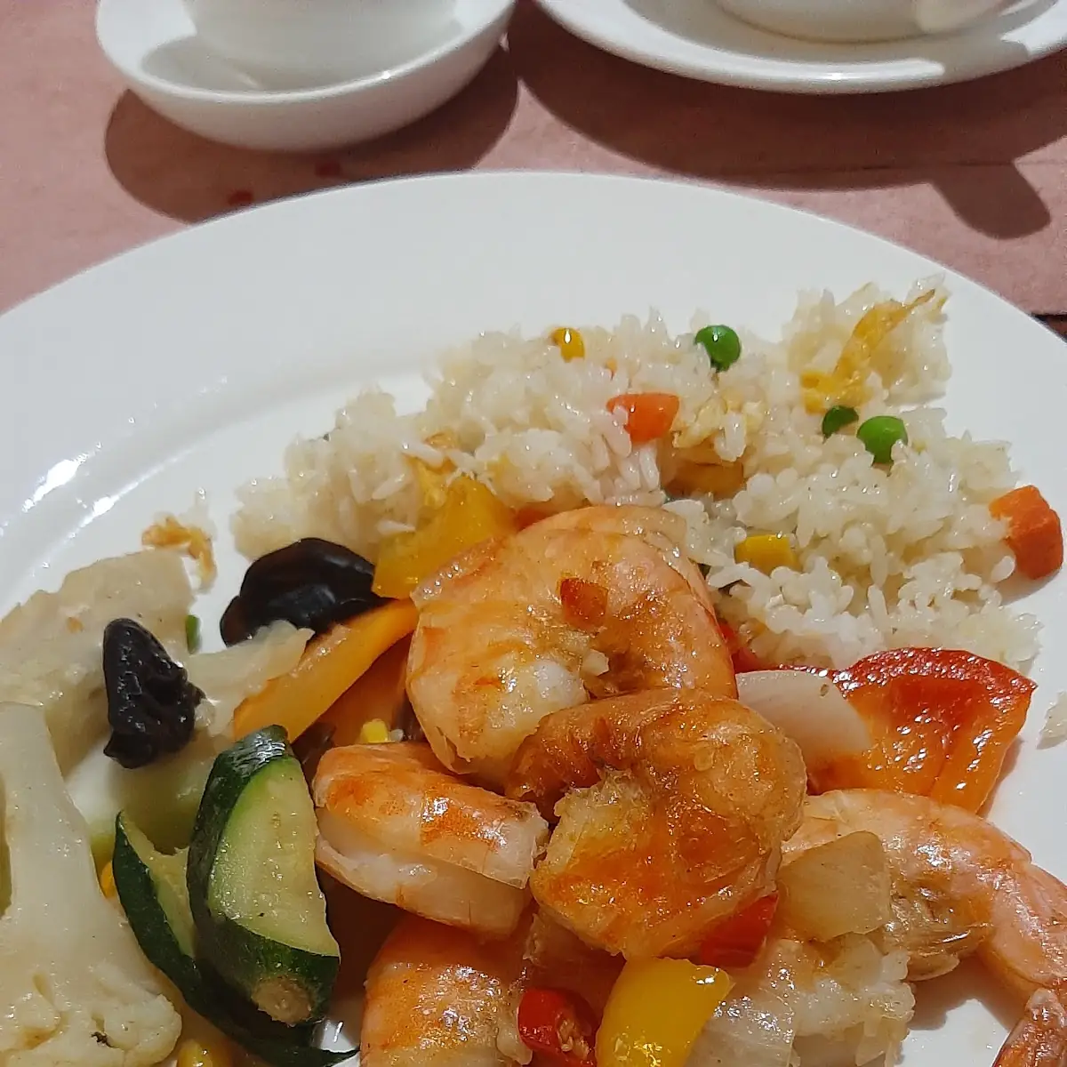 Wok Garnelen