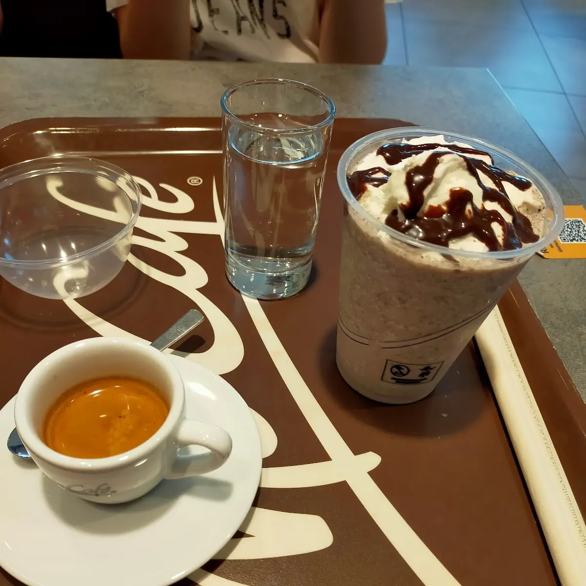 Espresso Und Oreo Shake