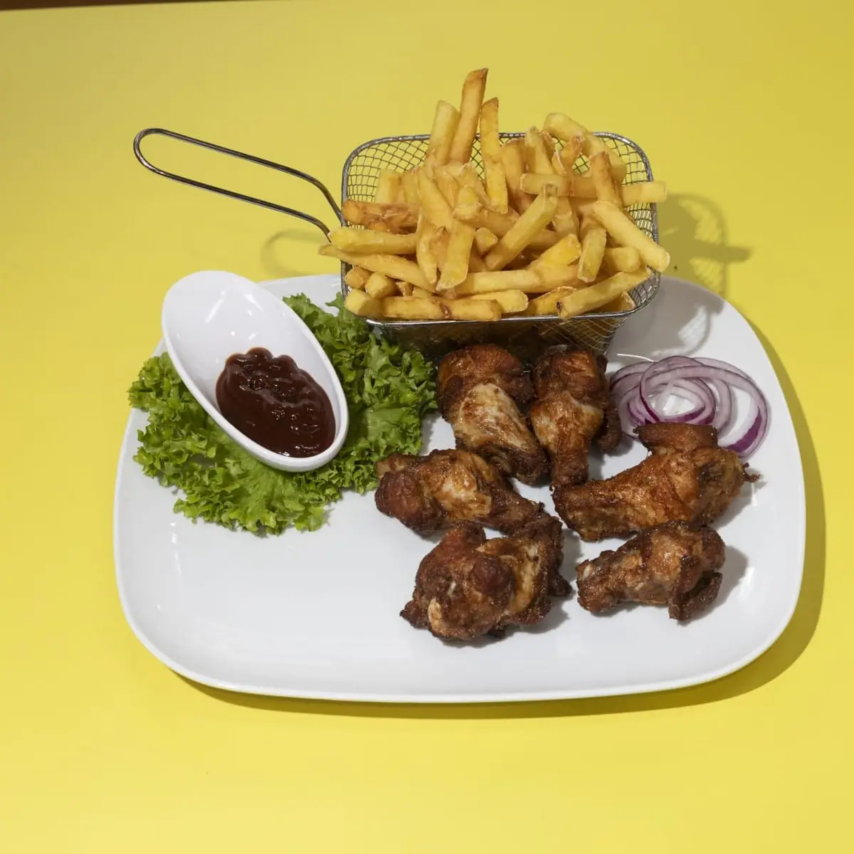 Stück Chicken Wings Menü