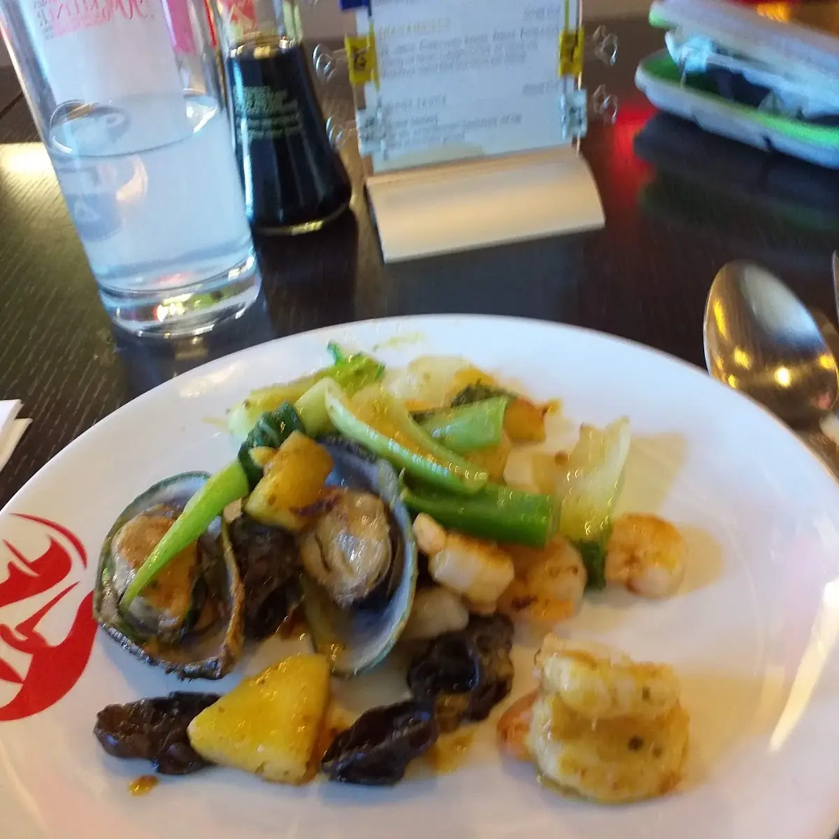 Meeresfrüchte Mit Pak Choi