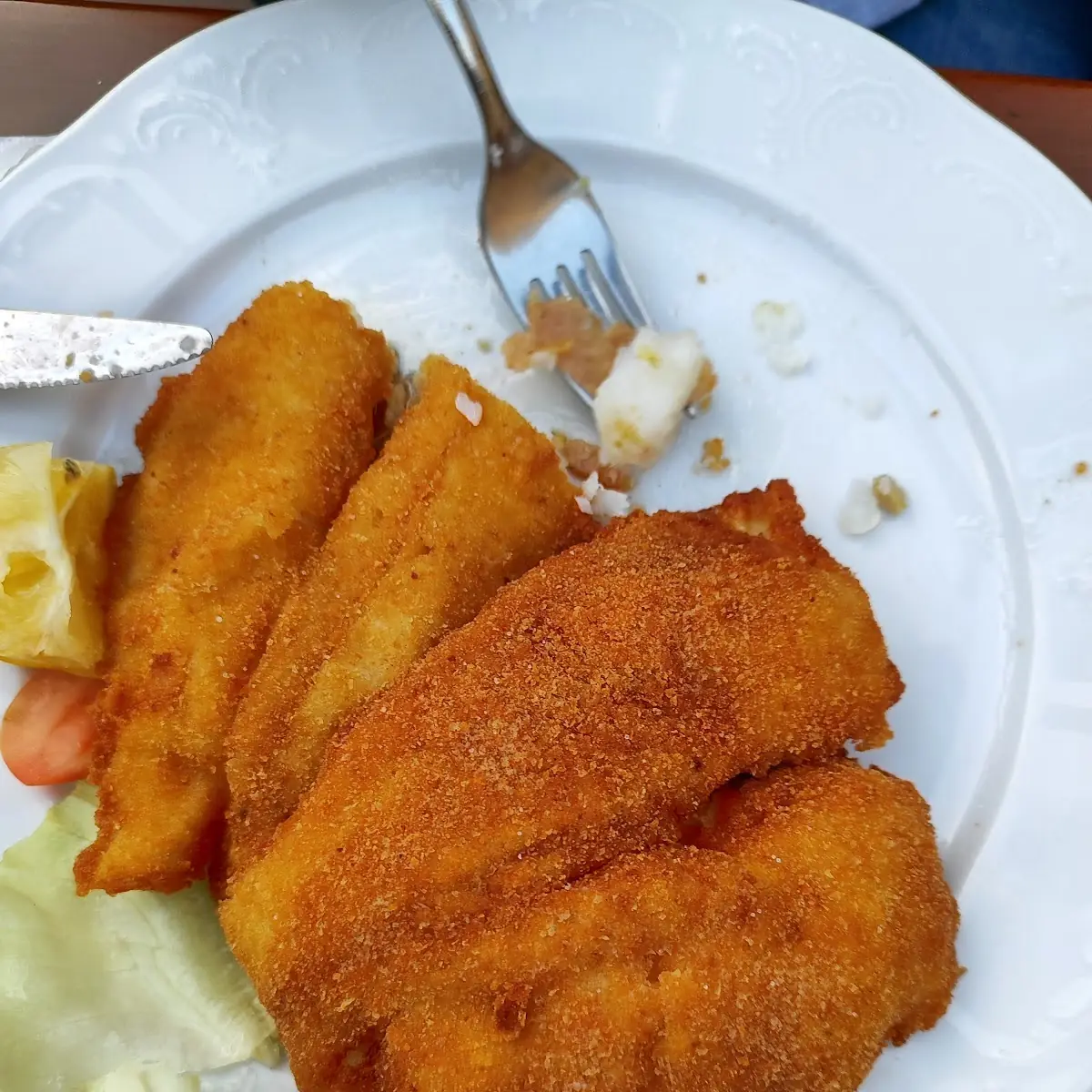 Scholle Gebacken