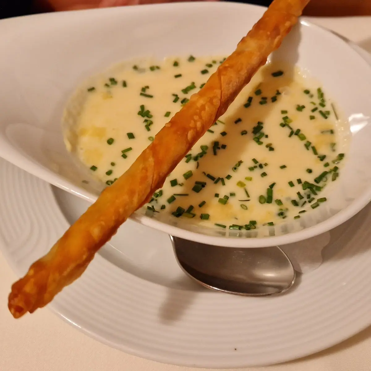 Käsesuppe Kraftbrühe Mit Frittaten