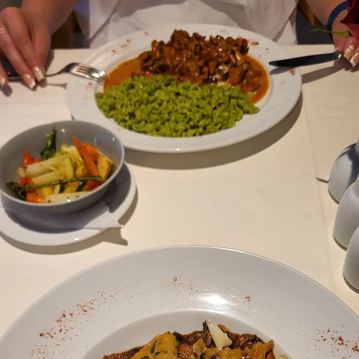 Steinbock Mit Pasta