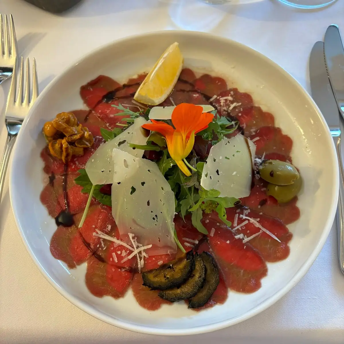 Steinbockcarpaccio