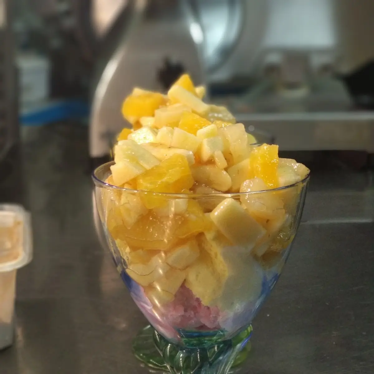 Früchte Eisbecher