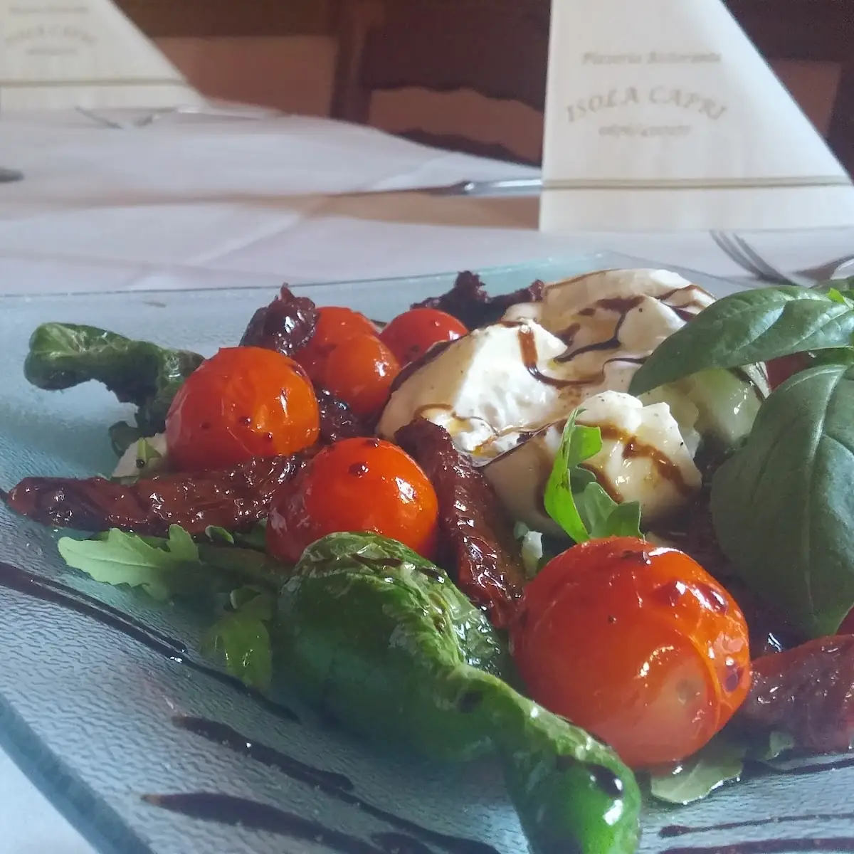 Salat Mit Getrockneten Tomaten
