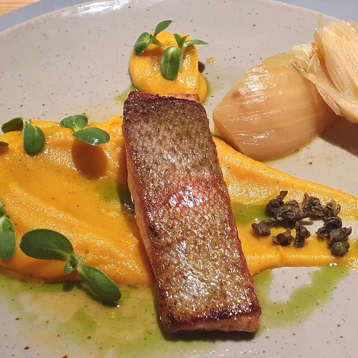 Gebratenes Saiblingsfilet