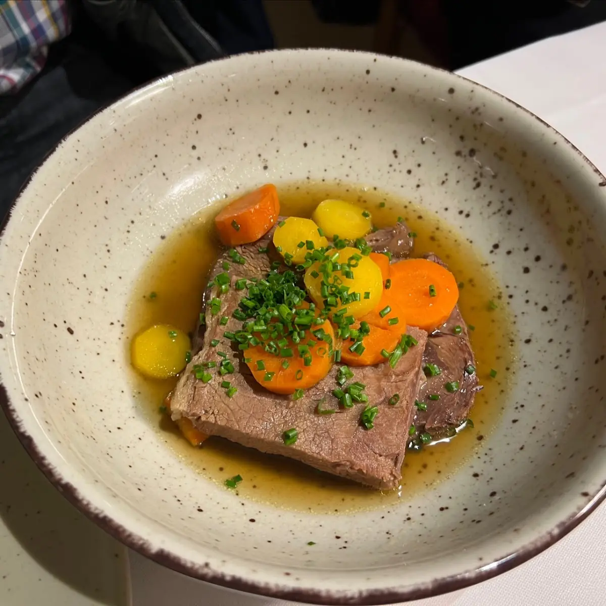 Gekochtes Rindfleisch