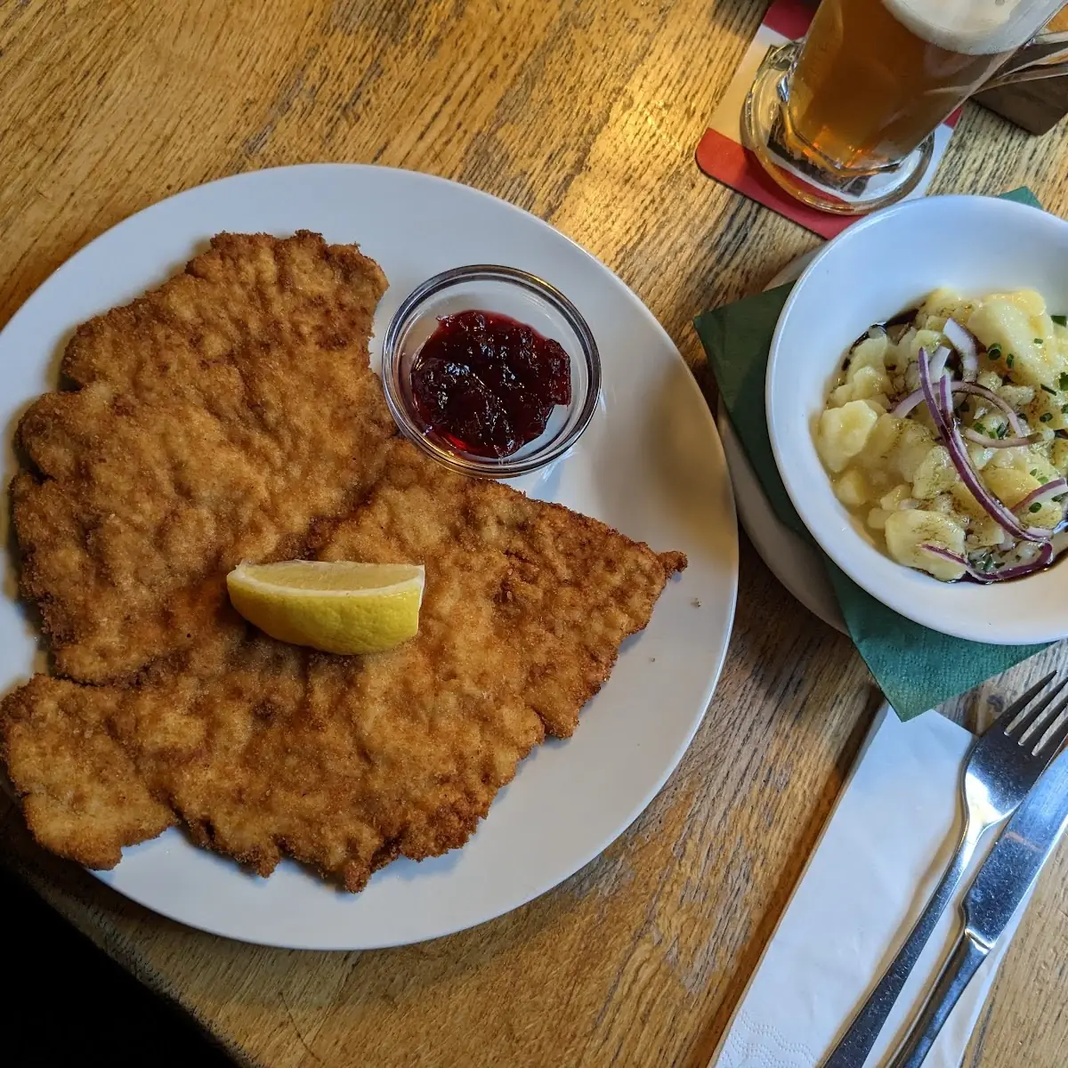 Original Wiener Schnitzel Mit Kartoffelsalat