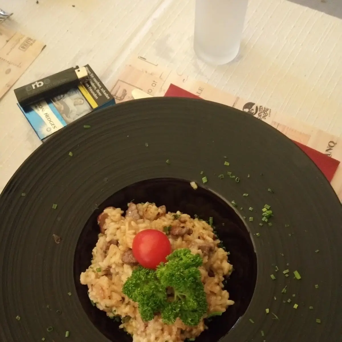 Rizzoto Mit Rind Fleisch