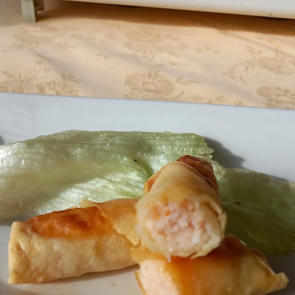 Thai Frühlingsrolle Mit Shrimps