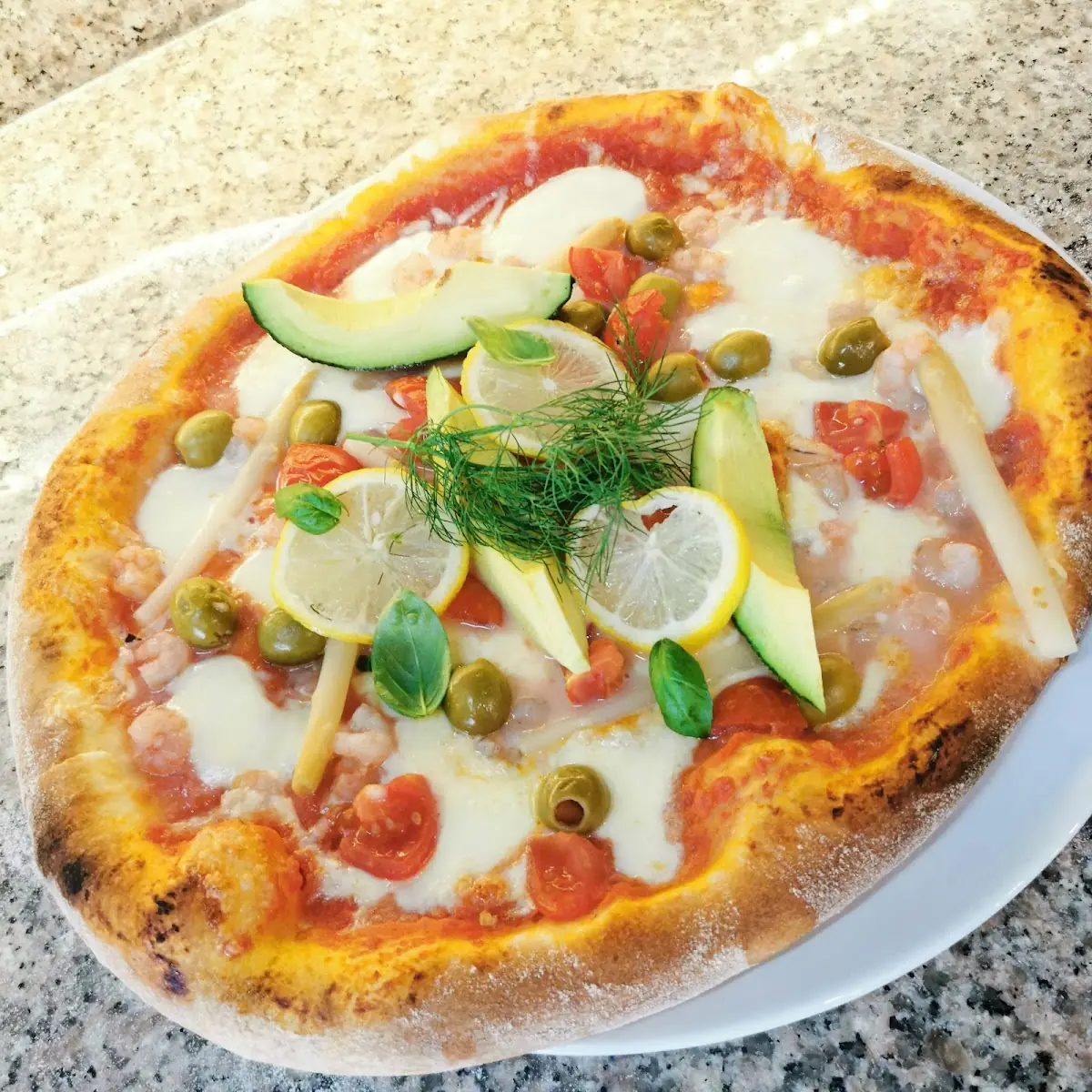 Shrimps Pizza