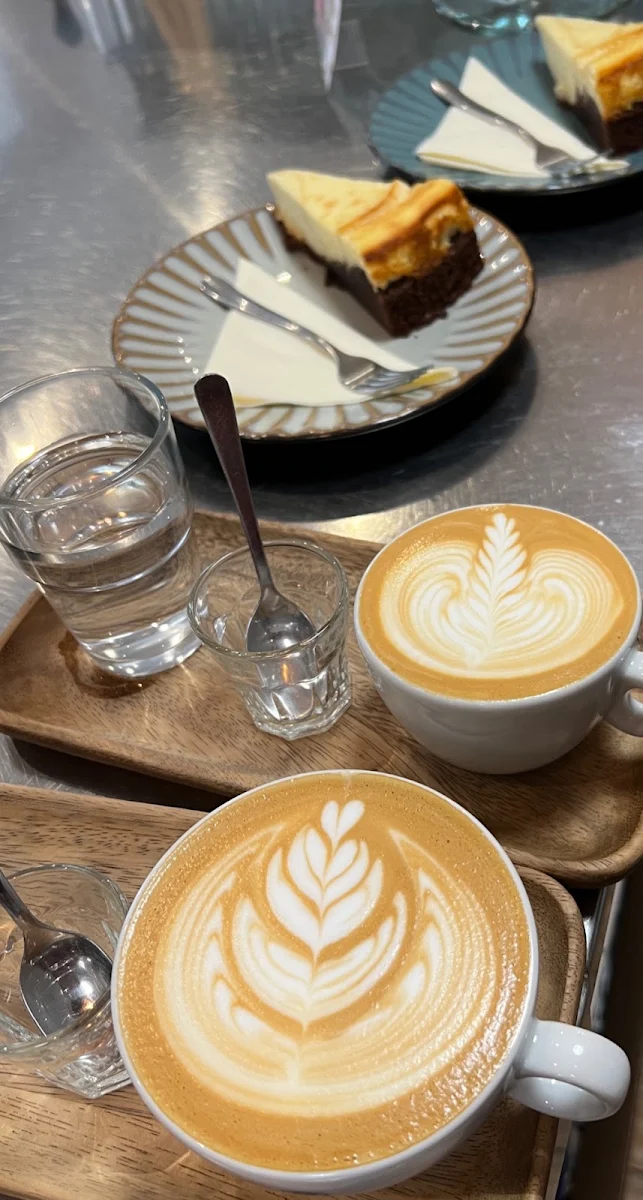 Café Latte And Cheese Caramel Brownie